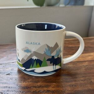 Starbucks “ you are here” collection Alaska mug